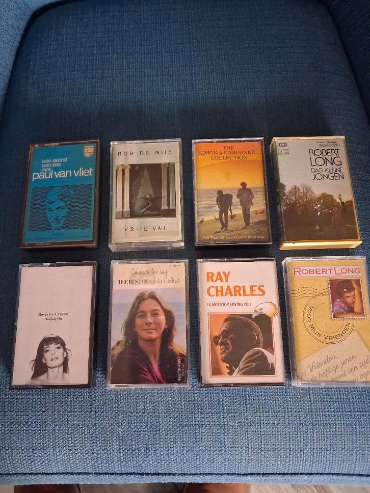 8 Vintage originele Cassettebandjes, Cd's en Dvd's, Cassettebandjes, Gebruikt, Origineel, Overige genres, 2 t/m 25 bandjes, Ophalen of Verzenden