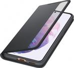 Samsung Galaxy S21 Plus Clear View Cover Zwart, Overige modellen, Hoesje of Tasje, Ophalen of Verzenden, Zo goed als nieuw