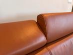 Montel  3-persoons lederen bank in nieuwstaat, Montel, Montel, Driepersoons, Ophalen of Verzenden