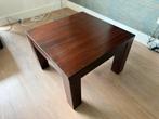 Mooie Houten Bijzettafel, Ophalen, Minder dan 45 cm, Strak, Gebruikt