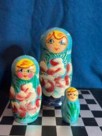 Matroesjka poppetjes set van 3, Antiek en Kunst, Ophalen of Verzenden