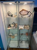 Kristallen in 2 Ikea vitrinekasten (wit), Huis en Inrichting, Ophalen, Minder dan 50 cm, Zo goed als nieuw, Minder dan 100 cm