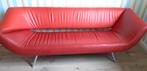 Mooie rode design bank arabella van het merk leolux., Tweepersoons, 75 tot 100 cm, Ophalen of Verzenden, Zo goed als nieuw