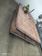 Steenschotten Salontafel - Verrijdbaar & Solide, Overige houtsoorten, Gebruikt, 100 tot 150 cm, Minder dan 50 cm