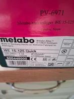 Metabo Haakse Slijper WE 15-125 Quick - Nieuwstaat, Ophalen, Nieuw, 1200 watt of meer, Overige typen