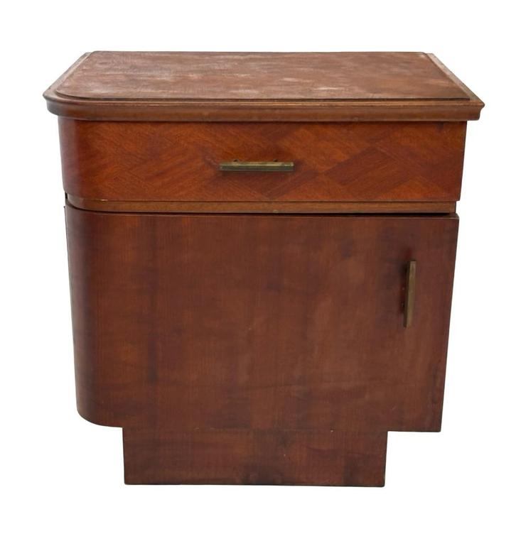 Vintage Nachtkastje bijzettafeltje Jaren 60 Design Eiken, Huis en Inrichting, Slaapkamer | Nachtkastjes, Gebruikt, Minder dan 45 cm