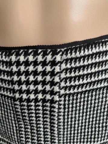 E51 Nieuw Blacky Dress: mt. 38=M wollen rok zwart/wit/grijs beschikbaar voor biedingen