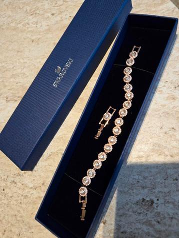 Angelic armband rose swarovski rosegold bracelet  beschikbaar voor biedingen
