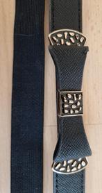 Riem, elastisch, omvang 1 mtr, Minder dan 3 cm, Zwart, 90 tot 100 cm, Ophalen of Verzenden