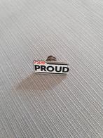 Pin   I am proud, Ophalen of Verzenden, Zo goed als nieuw, Speldje of Pin