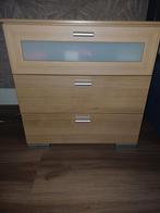 Nachtkastjes 2 stuks, Huis en Inrichting, Kasten | Ladekasten, Ophalen, 1 of 2 laden, Zo goed als nieuw, Minder dan 100 cm