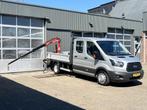 Ford Transit 350 2.0 TDCI DC Laadkraan Telefoonverbinding 3-, Auto's, Bestelauto's, 13 km/l, 4 cilinders, Origineel Nederlands