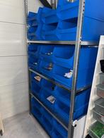 Opbergkast met blauwe bakken, Ophalen of Verzenden