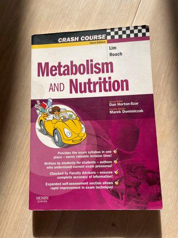 Crash Course: Metabolism and Nutrition beschikbaar voor biedingen