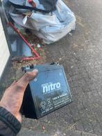 nitro moterscooter accu, Ophalen of Verzenden