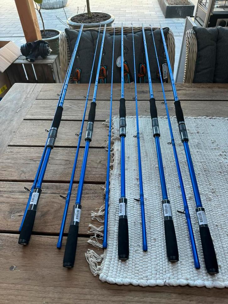 SALE !! savage gear sgs4 shad en metal specialist hengels ! , Watersport en Boten, Hengelsport | Zeevissen, Nieuw, Werphengel