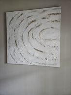 Schilderij wit/goud, Antiek en Kunst, Ophalen of Verzenden