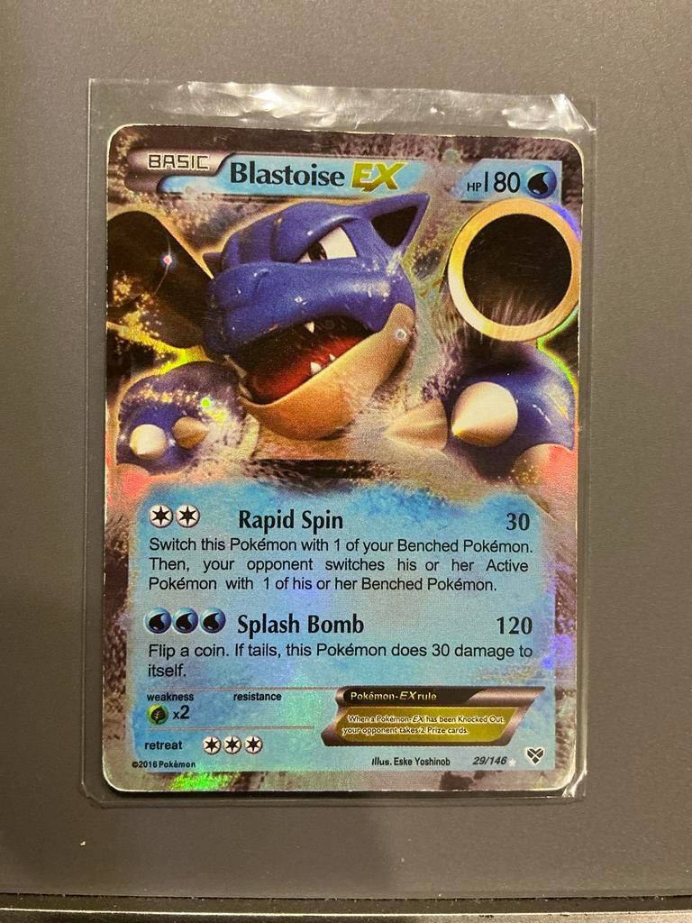 Blastoise EX XY 29/146 Pokemon kaart, Hobby en Vrije tijd, Verzamelkaartspellen | Pokémon, Ophalen of Verzenden, Zo goed als nieuw