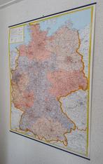 Landkaart Duitsland met postcode Bundesländer, Ophalen of Verzenden, Duitsland, 1800 tot 2000, Landkaart