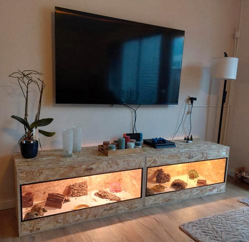 TERRARIUM OSB 60X40X40CM, Dieren en Toebehoren, Reptielen en Amfibieën | Toebehoren, Nieuw, Terrarium of Paludarium, Ophalen