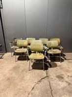 8 Gipsen Stoelen look a like - Opknapper!, Ophalen, Gebruikt, Overige kleuren, Metaal