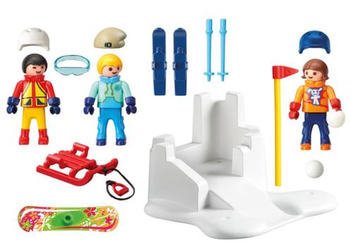Playmobil - Sneeuwballengevecht (9283), Kinderen en Baby's, Speelgoed | Playmobil, Zo goed als nieuw, Complete set, Ophalen of Verzenden