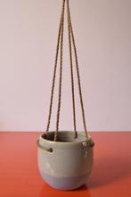 Mooie design hang bloempot / plantenhanger, Rond, Binnen, Ophalen of Verzenden, Zo goed als nieuw