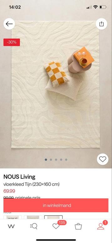 Wehkamp Vloerkleed - Tijdloos Design beschikbaar voor biedingen