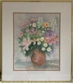 SCHILDERIJ VAAS MET BLOEM 80X70 cm, Ophalen, Gebruikt, -, Barth
