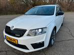 Skoda Octavia 2.0 TDI 220PK RS DSG automaat, Auto's, 1402 kg, Zwart, 4 cilinders, Wit