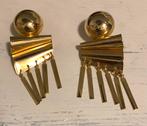 Vintage clips aparte look, Ophalen of Verzenden, Zo goed als nieuw, Goud, Knopjes of Stekers