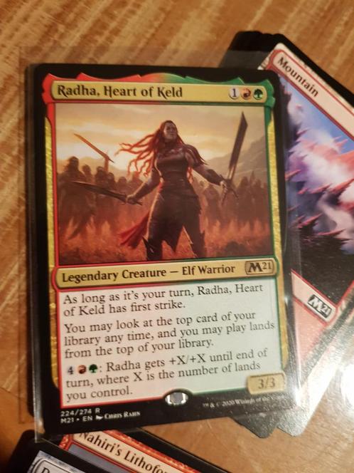 Radha heart of keld commander deck, Hobby en Vrije tijd, Verzamelkaartspellen | Magic the Gathering, Speeldeck, Ophalen of Verzenden
