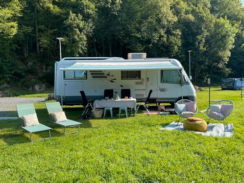 Hymer 710 XXL Garage 1997 – Zeer ruime integraalcamper, Caravans en Kamperen, Campers, Particulier, Integraal, tot en met 4, Hymer