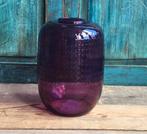 Glazen vaas Mali roze/paars, Nieuw, Glas, Ophalen of Verzenden, Overige kleuren