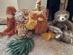 Jungle Dieren Knuffels - Leeuw, Aap, Slang, Luiaard, Kinderen en Baby's, Speelgoed | Knuffels en Pluche, Ophalen of Verzenden