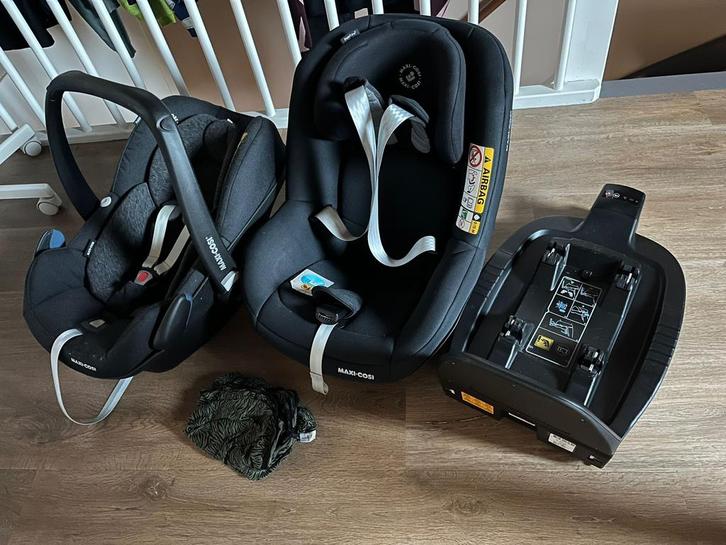 Maxi-Cosi FamilyFix3, Pebble Pro i-Size, Pearl Pro2, Kinderen en Baby's, Autostoeltjes, Zo goed als nieuw, Maxi-Cosi, 0 t/m 13 kg