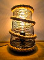 Mooie Warme TafelLamp : inclusief Ledlamp : LedFilement : Di, Metaal, Ophalen of Verzenden, Zo goed als nieuw, Minder dan 50 cm