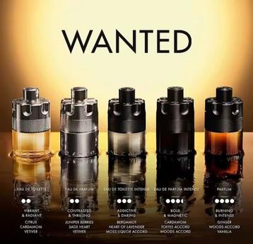 Azzaro most wanted collectie worden splinter nieuw verstuurd beschikbaar voor biedingen