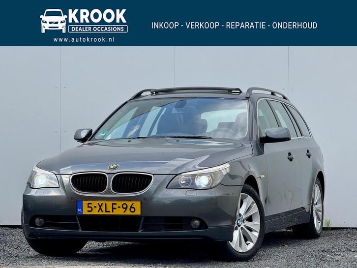 BMW 5-serie Touring 525i Executive | 2005 | Automaat | Panor, Auto's, BMW, Bedrijf, Te koop, 5-Serie, ABS, Airbags, Airconditioning