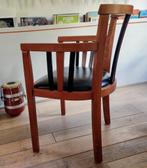 Eetkamerstoelen, Huis en Inrichting, Ophalen, Gebruikt, Bruin, Vier