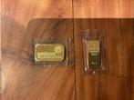 2 x 100 gr goud. 1 umicore en 1 degussa prijs is per stuk, Ophalen of Verzenden, Goud