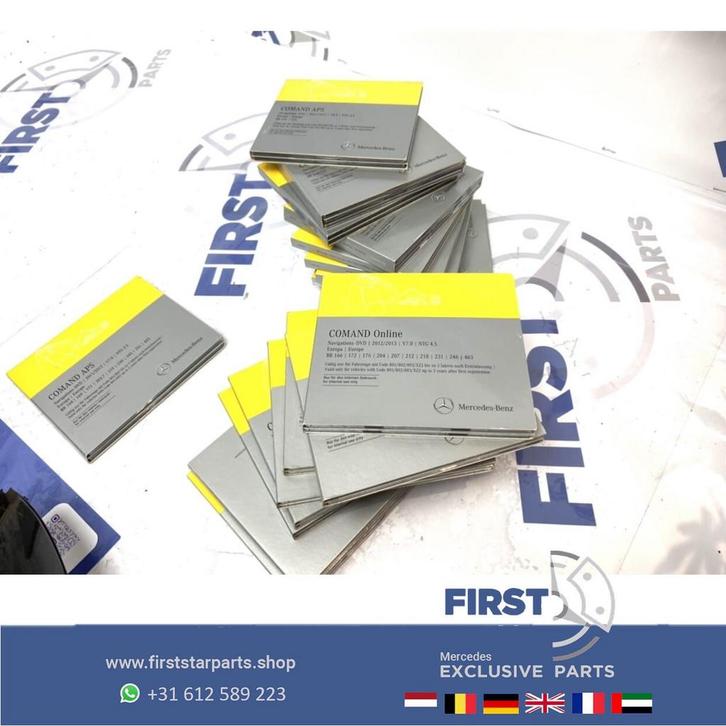 W204 C W212 E KLASSE NAVIGATIE CD 2011-2012 EUROPA NAVI KAAR, Auto diversen, Autonavigatie, Zo goed als nieuw, Ophalen of Verzenden