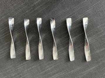 6 Marcel Wanders lepeltjes/roerstaafjes. beschikbaar voor biedingen