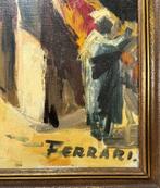 603. Olieverfschilderij, Ferrari – eerste helft 20e eeuw, Antiek en Kunst, Kunst | Schilderijen | Klassiek, Ophalen of Verzenden