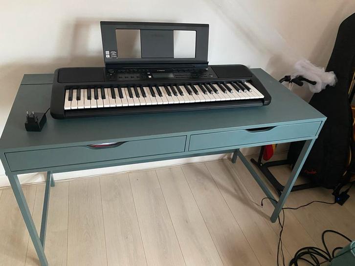 IKEA Alex Bureau - Blauw - Zeer Goede Staat!, Huis en Inrichting, Bureaus, Zo goed als nieuw, Bureau, Ophalen