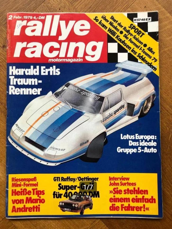 Rallye Racing Motormagazin 2 1979, Boeken, Auto's | Folders en Tijdschriften, Nieuw, Algemeen, Verzenden