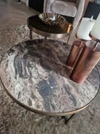 Salontafels - Set van 2, Huis en Inrichting, Tafels | Salontafels, Ophalen, Gebruikt, Glas, Hotelchique