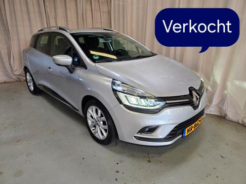 Renault Clio AUTOMAAT 1.2 TCE 87KW Estate EDC 2017 Grijs, Auto's, Renault, Bedrijf, Clio, ABS, Airbags, Airconditioning, Bluetooth