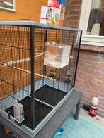 Vogel kooi met spullen, Ophalen, Zo goed als nieuw, Metaal, Vogelkooi