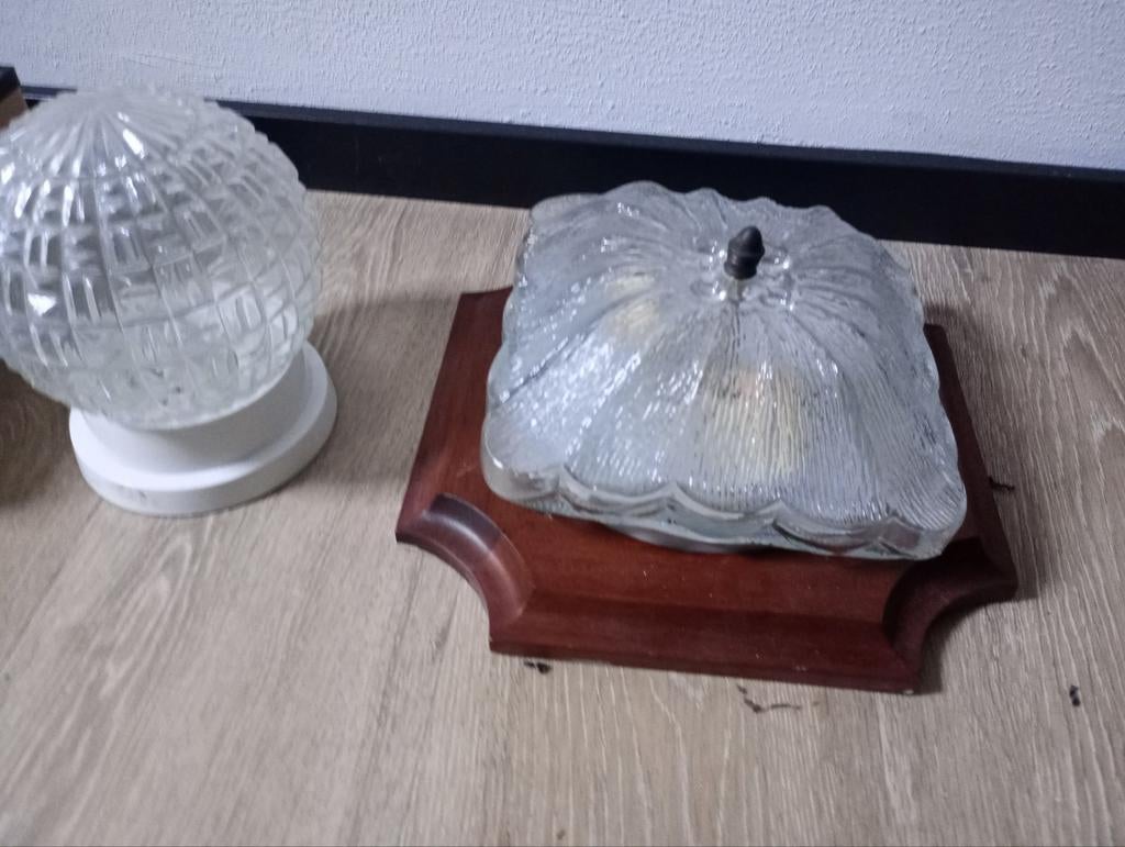 Antieke lamp ,lampen lampjes, Ophalen of Verzenden, Zo goed als nieuw, Glas of Kopje